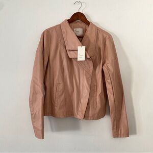 NWT A New Day Target Blush Pink Faux Leather Moto
Jacket size L